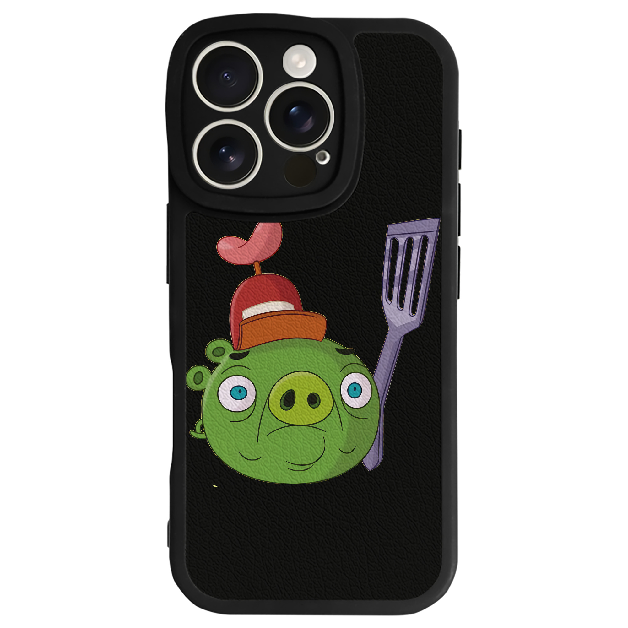 （画像用） Angry Birds アングリーバード 【iPhone 16シリーズ対応】シリコンスマホケース（レザー調） 材質：シリコン